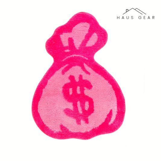 Alfombra Bolsa de Dinero Rosa