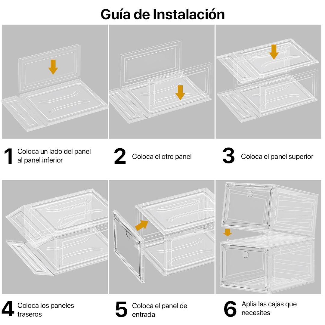 Zapatero Transparente